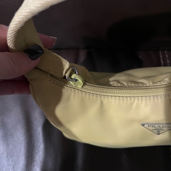 Prada nylon bag yellow - Picture 8 of 11